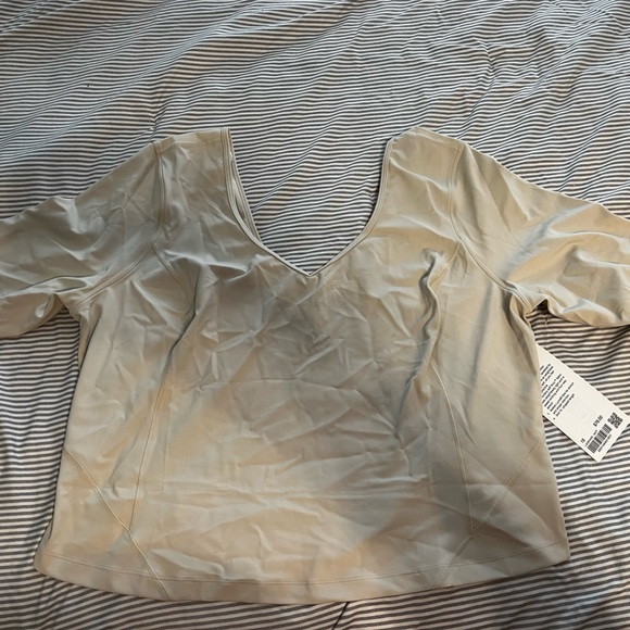 lululemon athletica Tops - NWT Lululemon align long sleeve crop shirt size 18